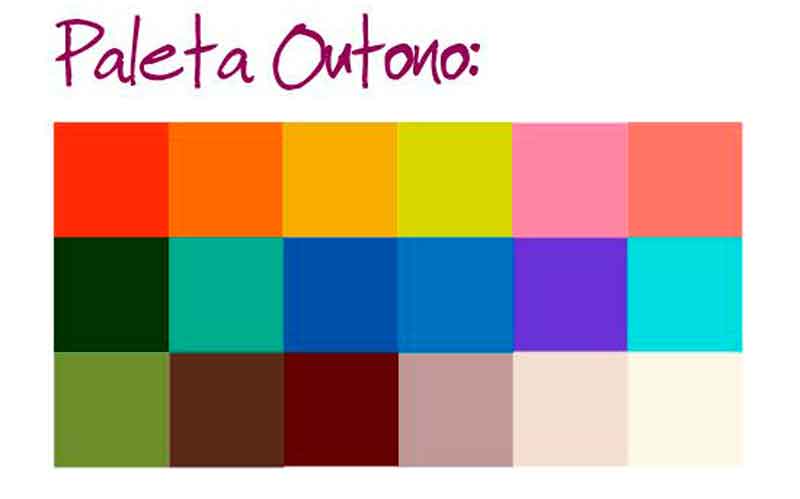 Paleta Outono da teoria das cores para saber qual sua cor ideal a partir da colorimetria capilar